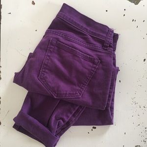 Purple rockstar pants